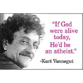 If God Were Alive Kurt Vonnegut 2" x 3" Magnet